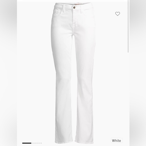 Jen7 & Seven For All Mankind White Slim Bootcut Sculpting Jeans Sz 14 - Picture 2 of 9